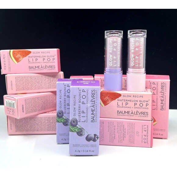 Glow Recipe WATERMELON GLOW or BLUEBERRY GLOW LIP POP Rare 4.2g/.14oz New